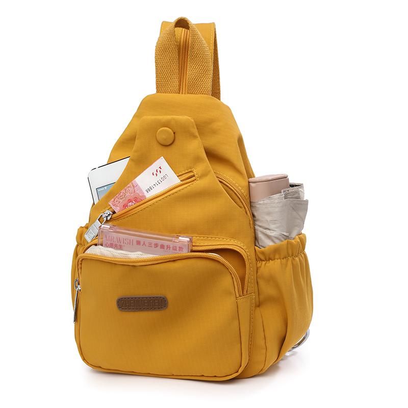 Multifunktionell Ryggsäck Dam Utomhus Bröstväska Resa Stor Kapacitet Ryggsäck