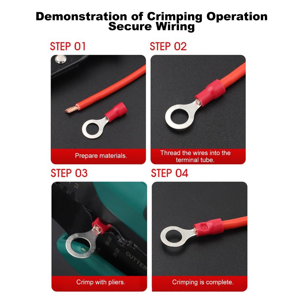520PCS Professional Wire Stripper Crimping Tool Kit Wiring Tool Set Home DIY