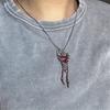 Fashionable Versatile Heart Pendant Necklace Flexible Snake Chain Clavicle  Accessories Fashion Jewelry Accessory