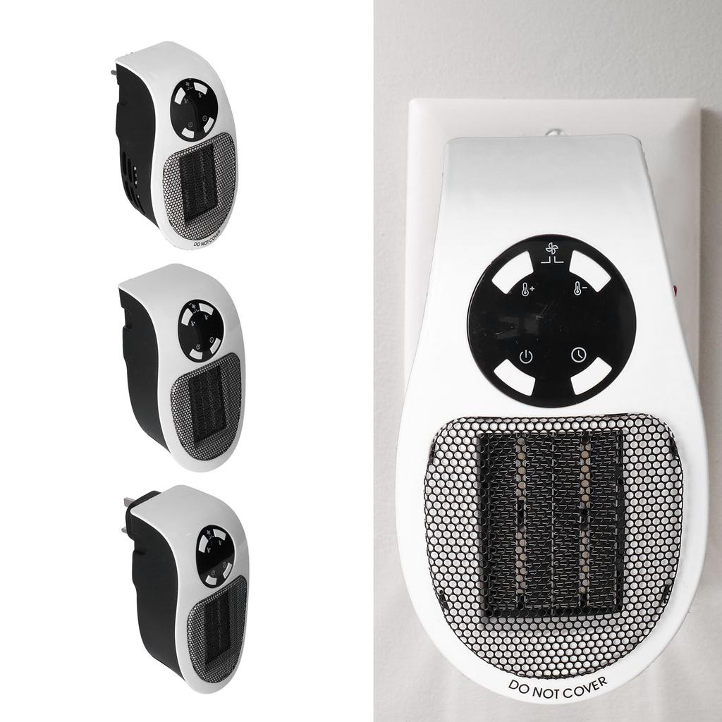 500W Mini Speed Electric Heater Portable Electric Heater with Remote Control for Indoor Home Office Heater with Remote Control