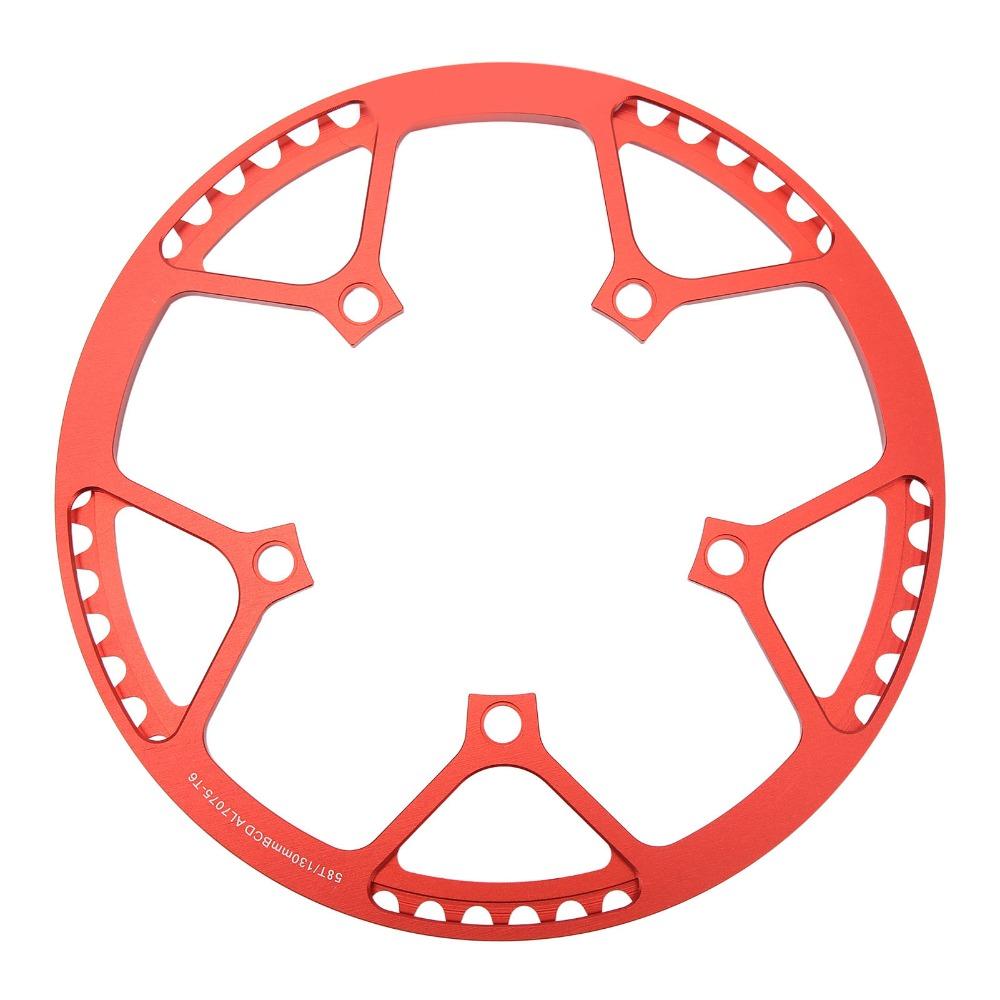 58T Bicycle Chainring Aluminum Alloy Bike Chainwheel Durable Folding Bike Chainring  BMX Bike