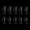 500Pcs/Box Stiletto Nail Tips Transparent False Press on Acrylic Nails Mixed Size Fake Nails DIY Manicure Extension Tools