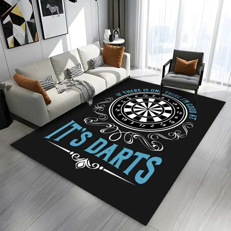 Disney Sport Carpet Dart Target Pattern Rug for Living Room Bathroom Mat Creative Doormat Carpet for Bedroom Home Decor