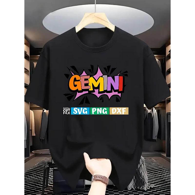 

Men s Summer Short Sleeve T-Shirt with Letter Print Suitable for Casual Casual Attire - Round Neck Breathable Fabric, Summer Essential 4XL чорний