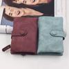 1PC Frauen koreanischen Stil Matte Hand-gehalten Brieftasche Kreditkarten Halter Brieftasche Geldbörse