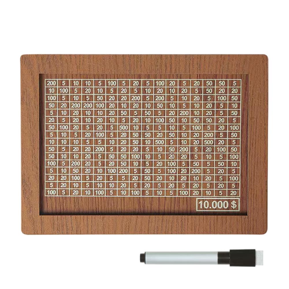 1000/2000/3000/5000/10000 Доларів Скарбничка Дерев'яна Свинка Скринька для Заощадження Грошей Знімна Сільська Скарбничка для Монет Коробка для Зберігання Грошей