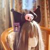 Roztomilá čelenka s oušky Kuromi Plyšová čelenka Do Kawaii kostýmu a Cosplay Dárky Pro Dívky