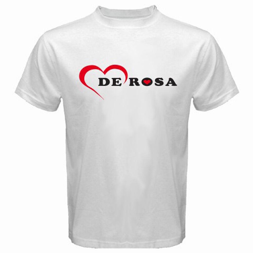

New De Rosa Italian Bicycle Белая футболка унисекс S