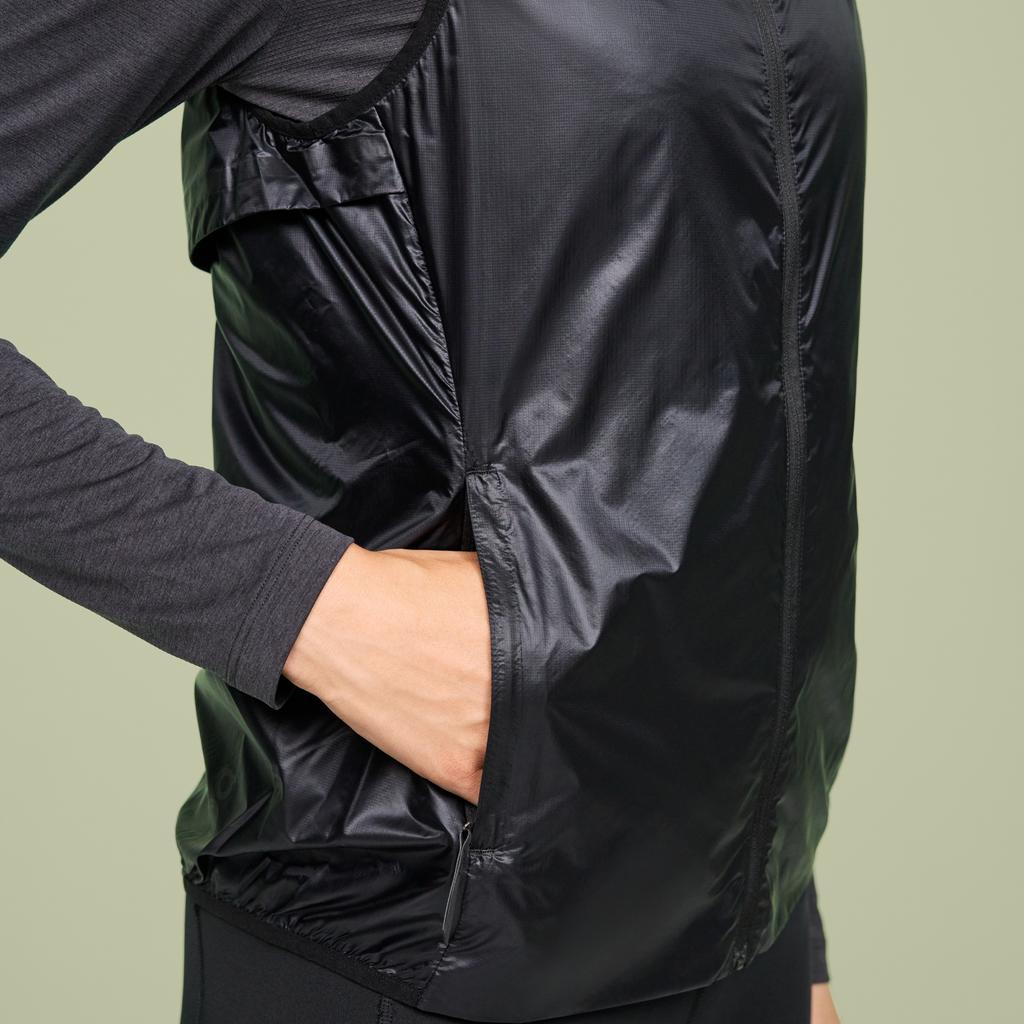 On Weather Vest Apparel Windproof Breathable Comfortable Vest Women vests Black 1WD10570553