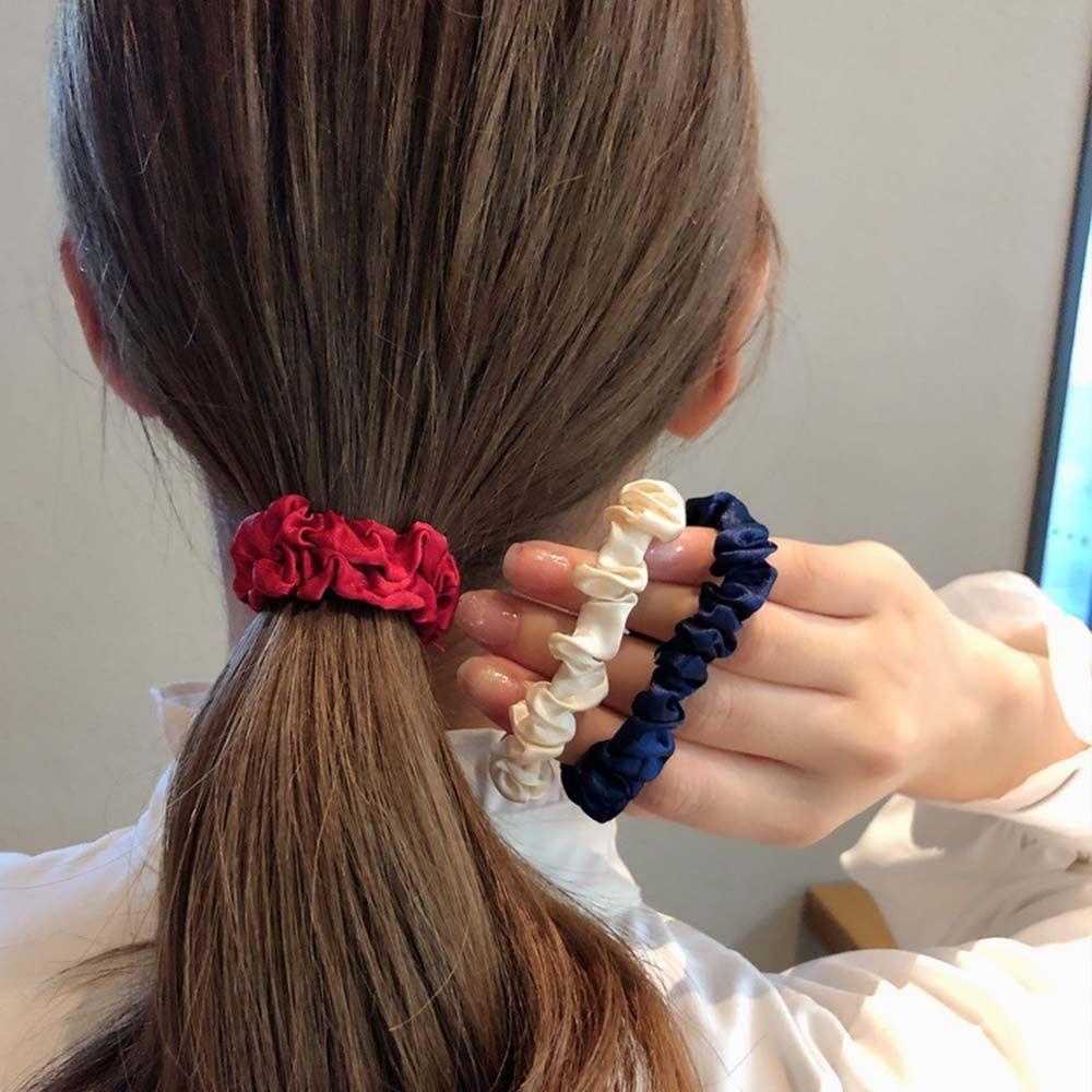 

Accessories Women Chiffon Floral Velvet Hair Ropes Hair Ties Ponytail Holder Hair Scrunchies Set