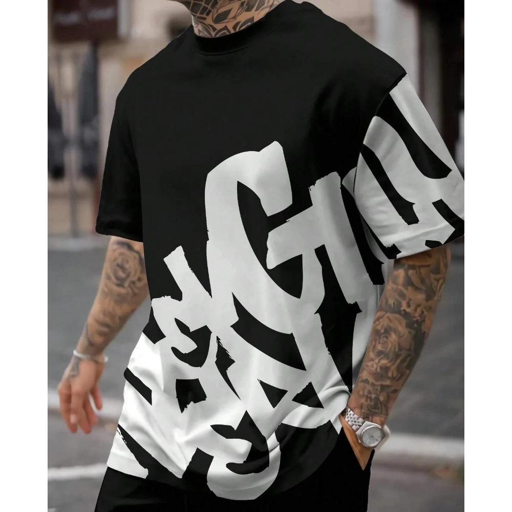 3d Printing Summer T-shirt for Men's Casual Short-sleeved T-shirt Retro Casual Oversize Round Neck Women T-shirt Tops