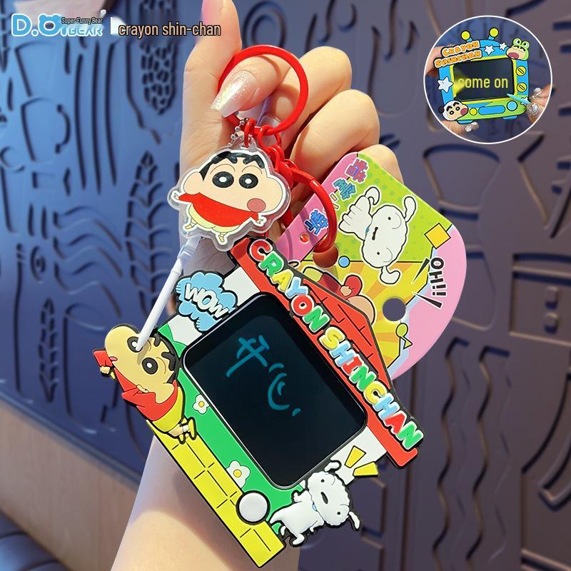 Genuine Crayon Shin-chan Kung Fu Keychain Backpack Pendant Anime Doll
