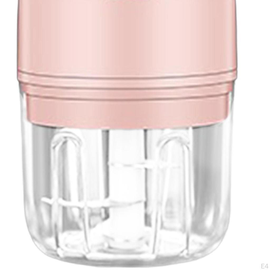 Portable Garlic Chopper Gadget Waterproof Crusher Food Mincer Cutter USB Shredder for