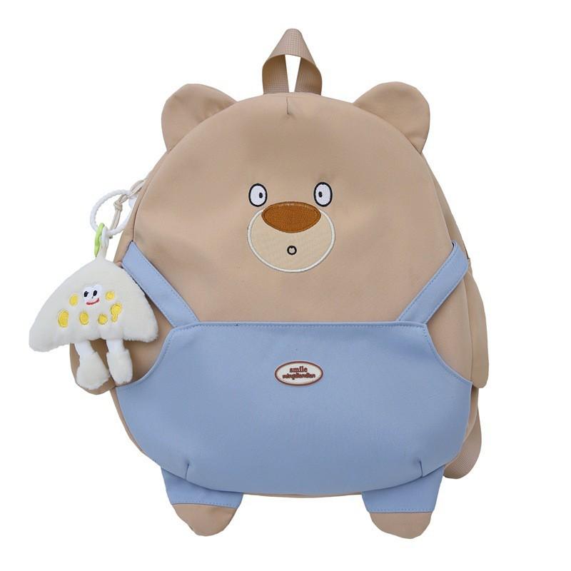 

Новая милая мультяшная сумка Рюкзак Уродливая кукла Ремень Медведь Трансграничная Забавная школьная сумка