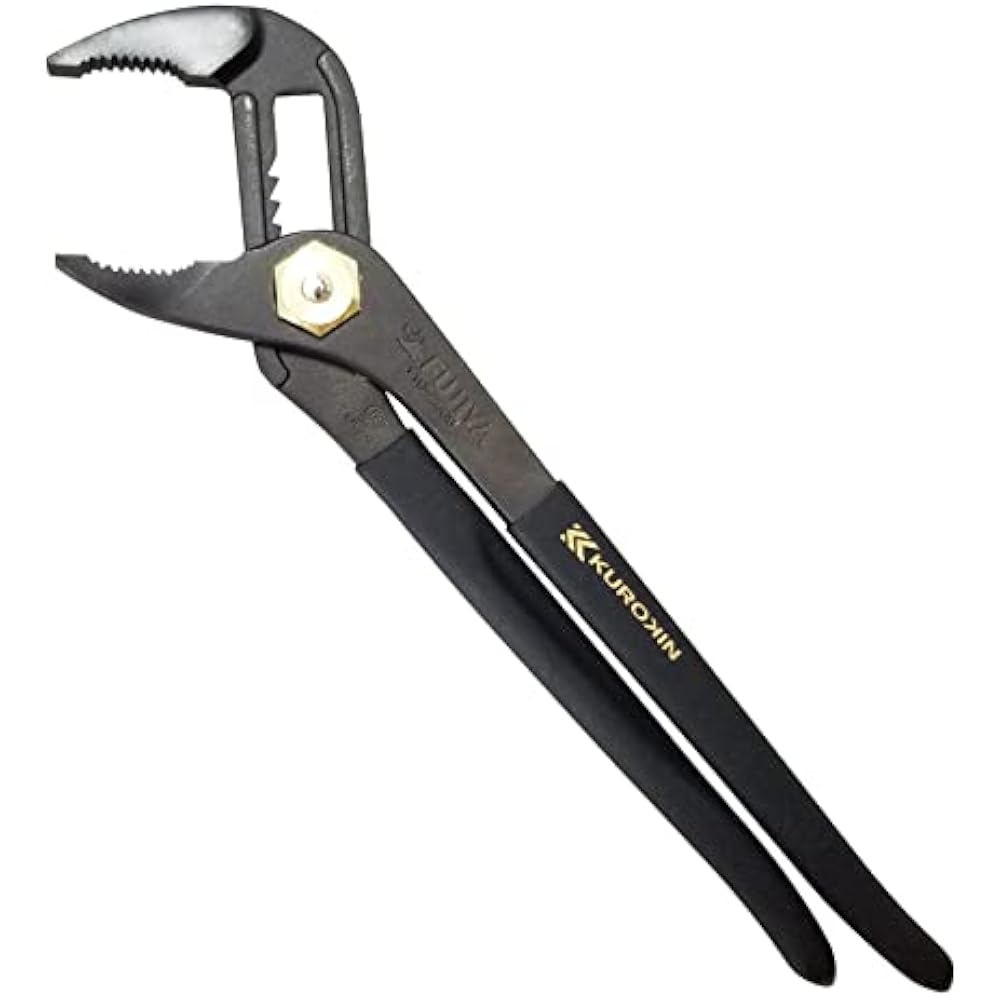 Fujiya (Fujiya) water pump pliers with black gold springs 110-250S-BG