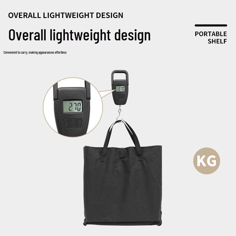 Three-Layer Folding Aluminum Picnic Table for Outdoor Camping and Parties