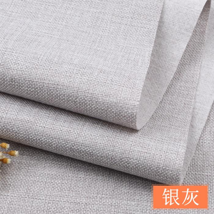 Dustproof Cloth Canvas Sofa Background Cloth Linen Cloth Fabric 100cm*150cm Cotton Linen Thickened Solid Color Fabric