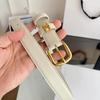 New Women's 2.5 Triomphe Pin Buckle Calfskin Belt - Versatile Fashion Accessory with Gift Packaging
