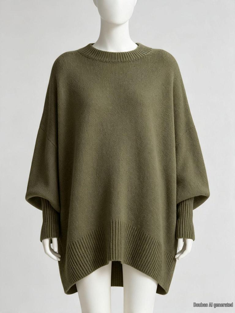 2025 Women's Euro-American Autumn/Winter Loose Knit Pullover