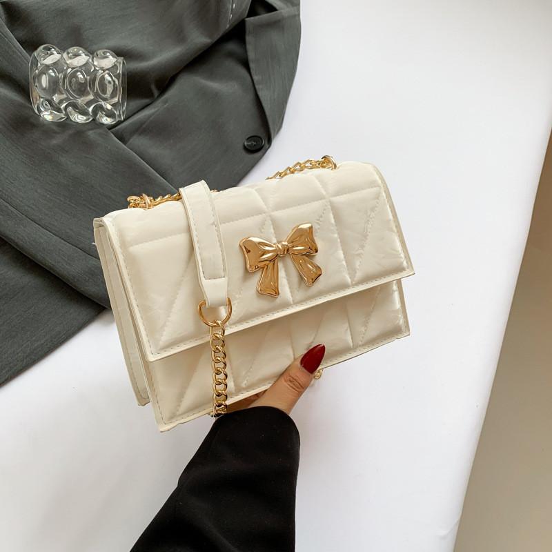 Chic Street Trend Pu Shoulder Bag Stylish Small Square Bag In Multiple Colors