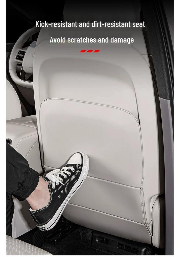 Ideal i6i8 Car Seat Kick Mats: Anti-Dirty Protective Pads for Backrest