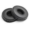 Universal Over-Ear Protein Leather Headphone Covers (45-110mm) - Round Gaming Ear Cups, Protective Sponge for Internet Cafe Headphones