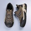 Fashion Luxury Brand Man Treking Footwear Version Men Casual Leather Shoes Non-Slip Outdoor Walking Shoes Comfortable Men's Hiking Shoes