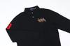 Polo Ralph Lauren Long Sleeve Classic Fit Pique Match Pony Polo Size Men's Shirt, 0105899-L-BLACK [Used]