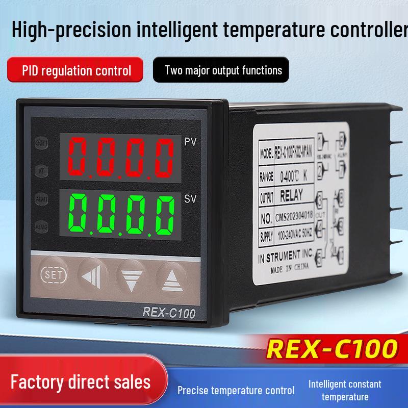 

Интеллектуальный цифровой регулятор температуры REX-C100/C400/C700 для точного контроля нагрева C100FK02-V*DN
