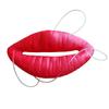 Realistic Red Lips Sausage Joke Prop for Funny Party Cosplay Halloween Gag Thick Novelty Accessory for Photo Booth