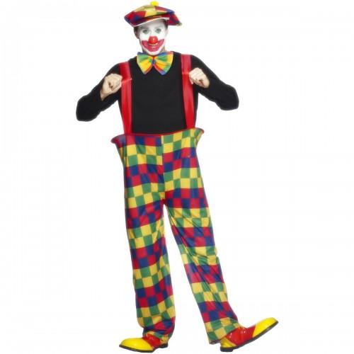 Smiffys Men's Clown Hoop Detail Costume