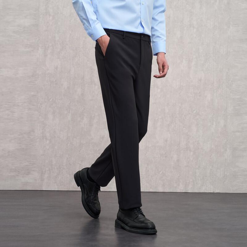 

EMZ Men s 9D7500908 Micro-Elastic Business Casual Pants 37