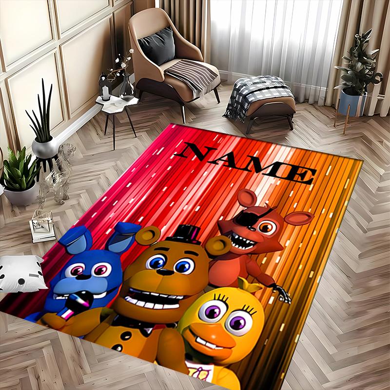 Custom personalization Five Nights at Freddy's Area Rug - Perfect For Kitchen, Bathroom,Laundry Room Decor Large Size Available,Gift All Seasons