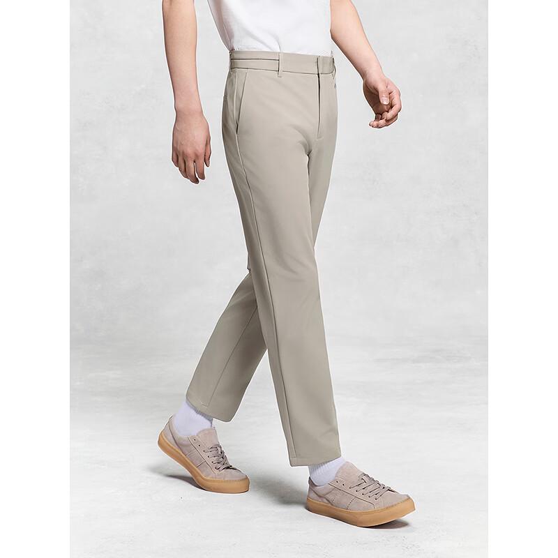 Pantalon Court Homme GXG Kaki Coupe Ajustée
