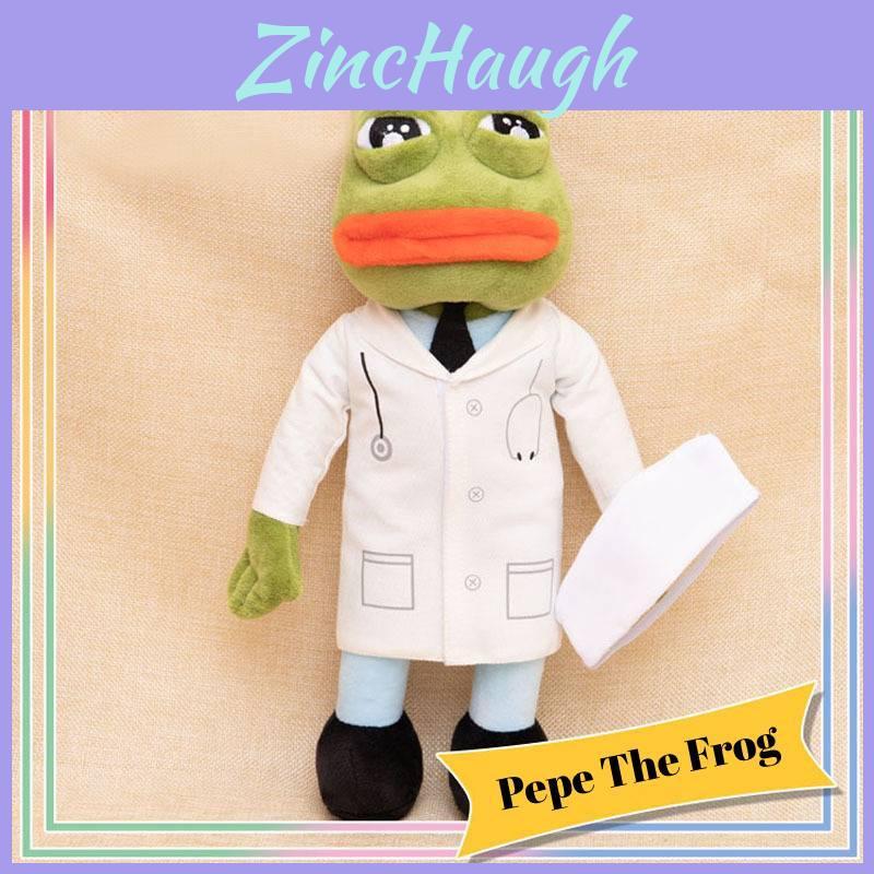 Sad Frog Pepe Plush Toy Cute Doctor Shaped Stuffed Animal