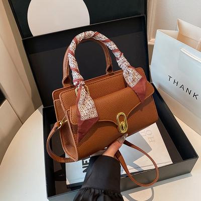 Spring and Summer New Fashion Versatile Handbag Niche Design High Sense Shoulder Crossbody Commuter Briefcase