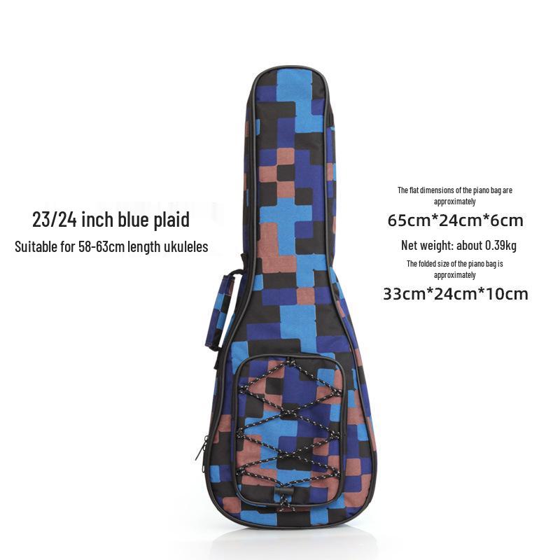 

LONGTEAM Cute Thicken Ukulele Backpack Case for 21 23 26 Ukuleles Ukulele Backpack