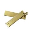 Measuring Tool Ruler Drafting Supplies Brass Copper Key Pendant Metal Number Plate Small Straight Ruler Thickening
