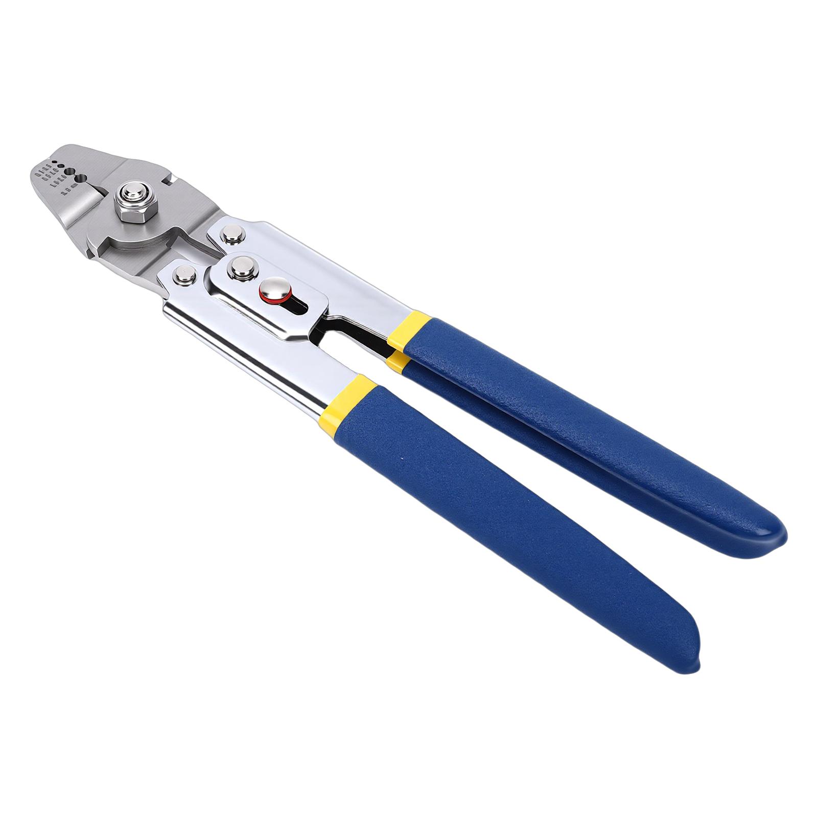 

Crimping Pliers Wire Rope Aluminum Sleeve Stainless Steel Crimping Tool Cutter 10in for Dia Within 2.2mm