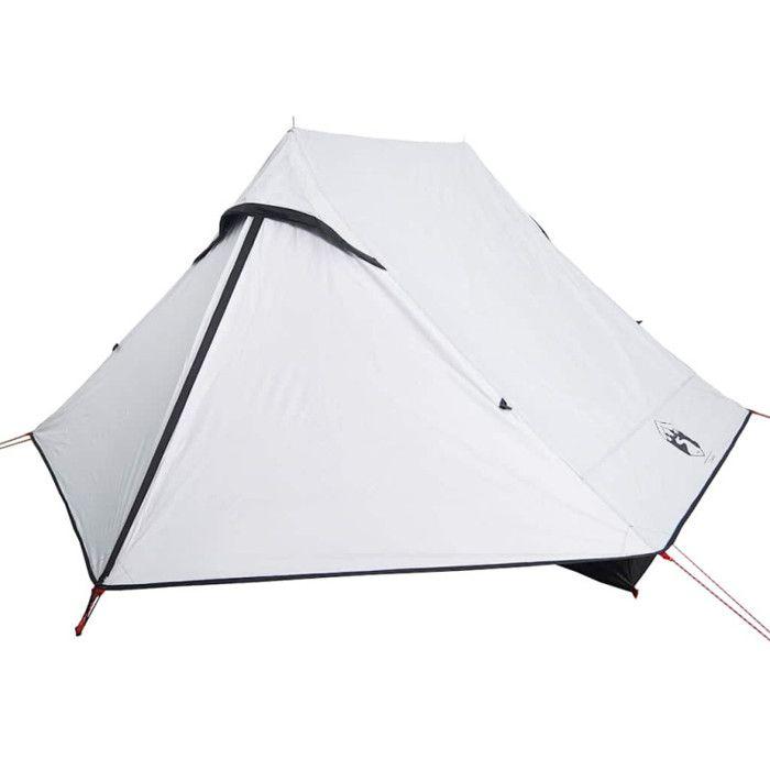 VidaXL 2-person Camping Tent White Blackout Fabric Waterproof, Tent, Camping Shelter, Garden Shelter, Tent of 4009437