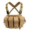 Large Capacity Climbing Chest Pocket 6-pockets Travel Storage Vest Bag Outdoor Vest Bag  Hiking