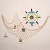 Fishing Net Wall Hangings Ornament Studio Prop Room Home Decoration Mediter Sea Stickers Marine Over The Garden Crafts Nautical