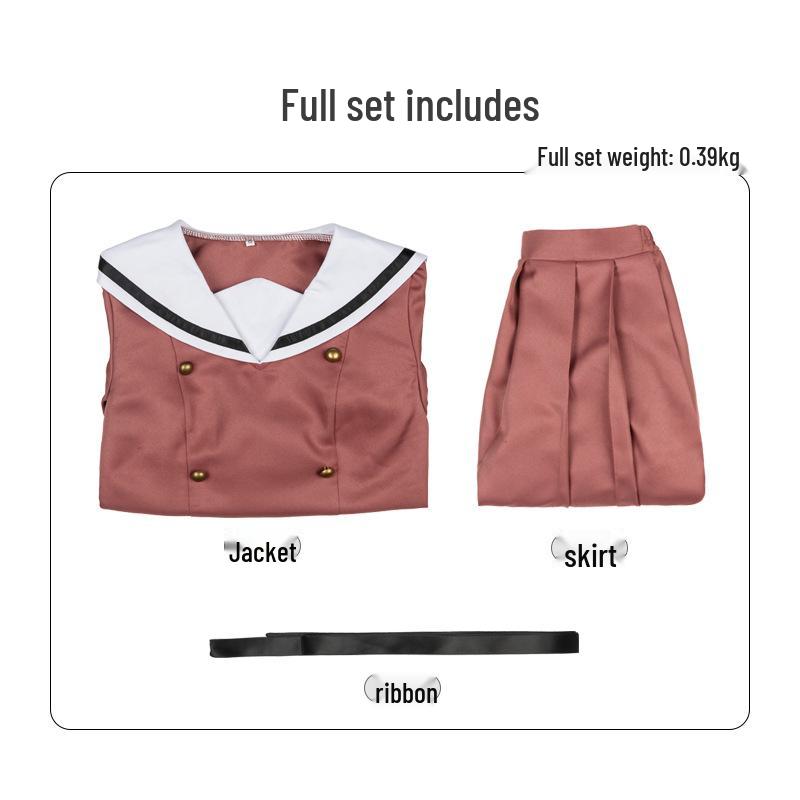 Rinran Cosplay Costume: Koko School Uniform with Incense Flower Scent - Anime Daily Wear