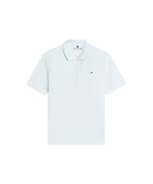 TOMMY HILFIGER Cotton Stretch Pique Polo Shirt (T22G1Tpi051Wt1Cyr)