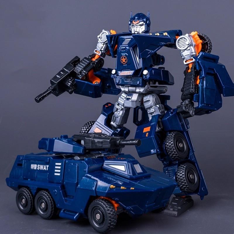 19cm Transformation Robot Toys Car Plastic Anime Movie Action Figure Series Children Birthday Gift JINJIANG JJ716 Poseable Articulated Scale Detailed