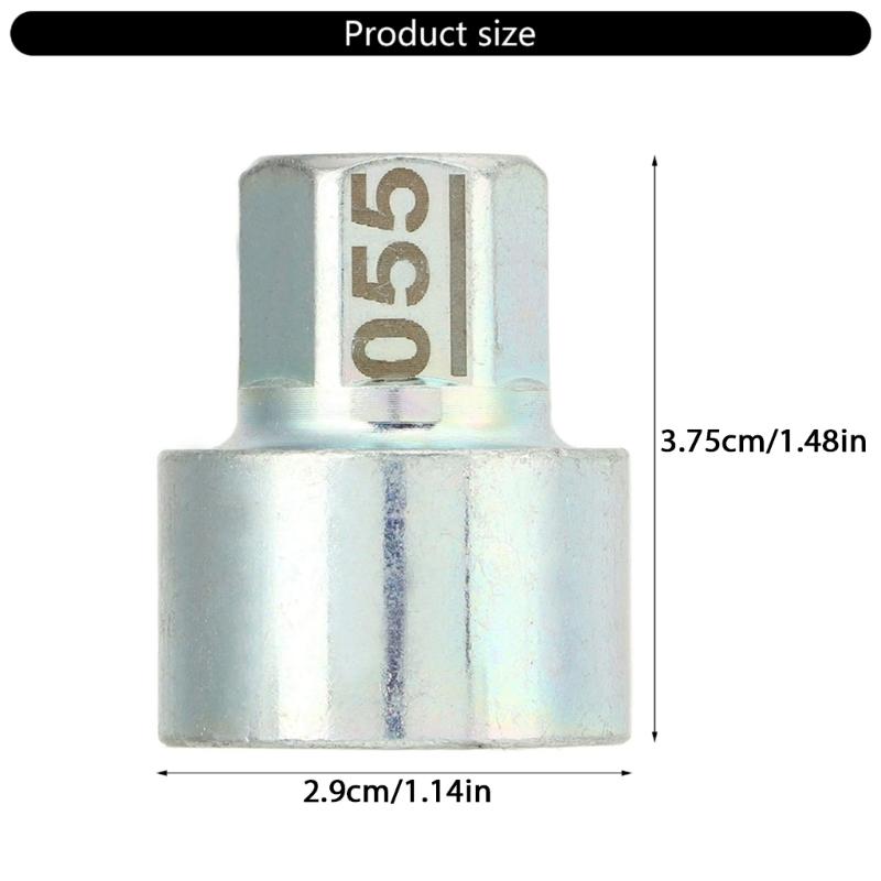 Anti‑Theft Screw Disassembly Tool Auto Tire Anti‑Theft Screw Socket #55 Wheel Lock Wrench Car Accessories