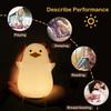 Sitting Duck Soft Silicone Lamps, Night Lamp for Room