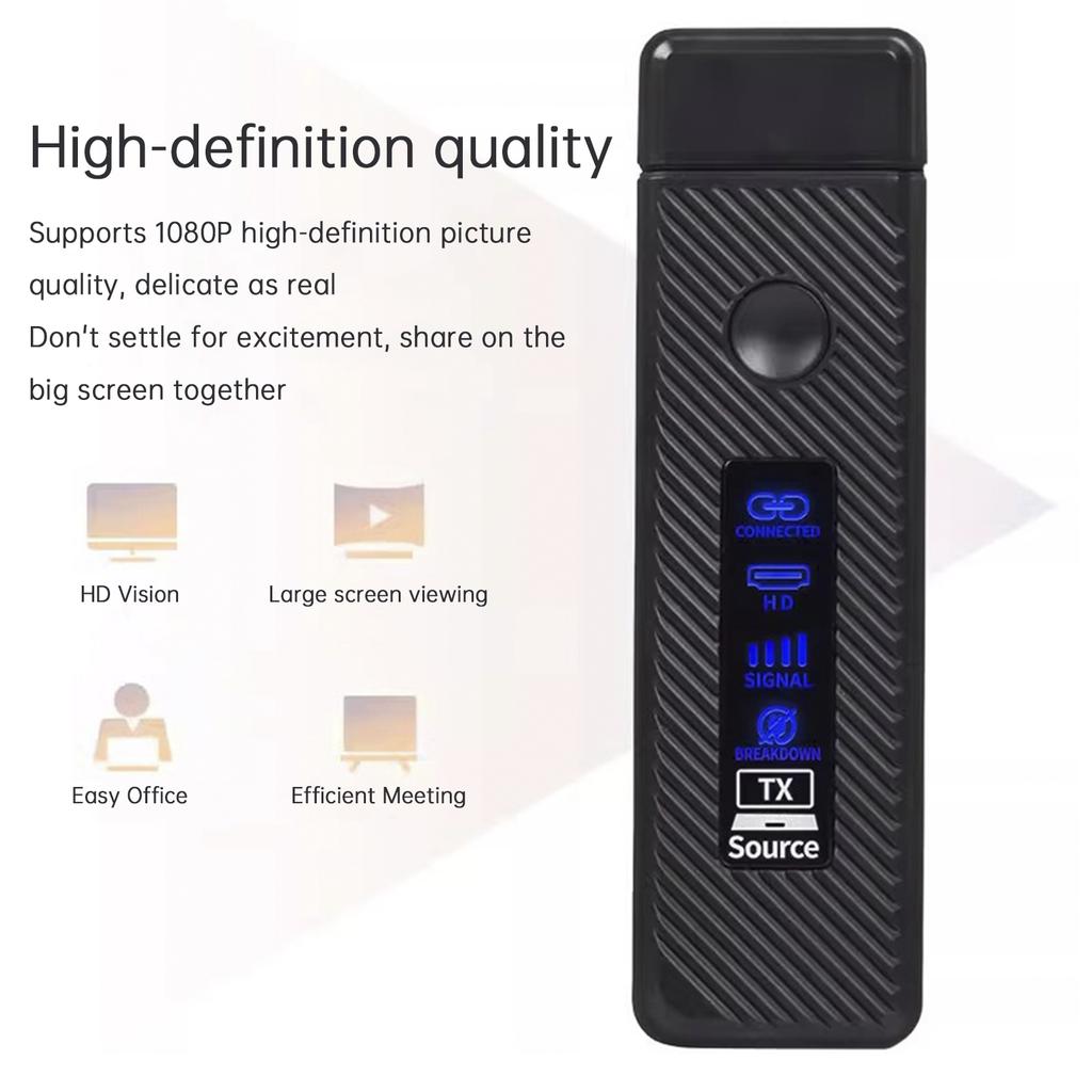 HDMI Wireless Screen Projector HD Video Transmitter Receiver Same Screen Device