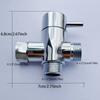 Standard Sizes 3-Way Diverter Valve Zinc Alloy Toilet Bidet Valve Bidet T Adapter  Home Improvement