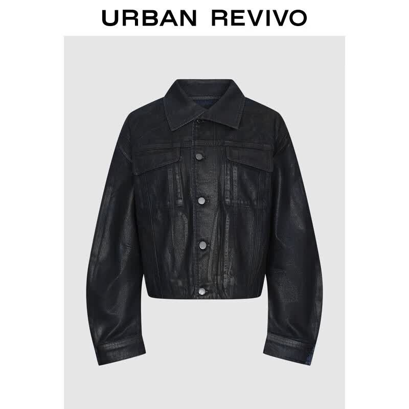 UR Women s Vintage Washed Denim Jacket UWJ850091 M